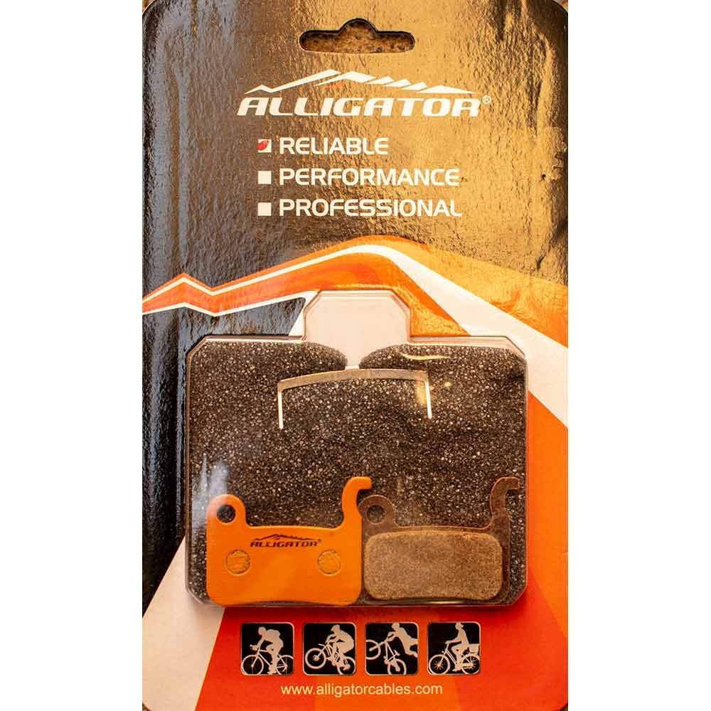 Bike Organic pads for disk brakes Alligator compatible with Shimano XTR - Saint - Deore XT 2004 - HONE