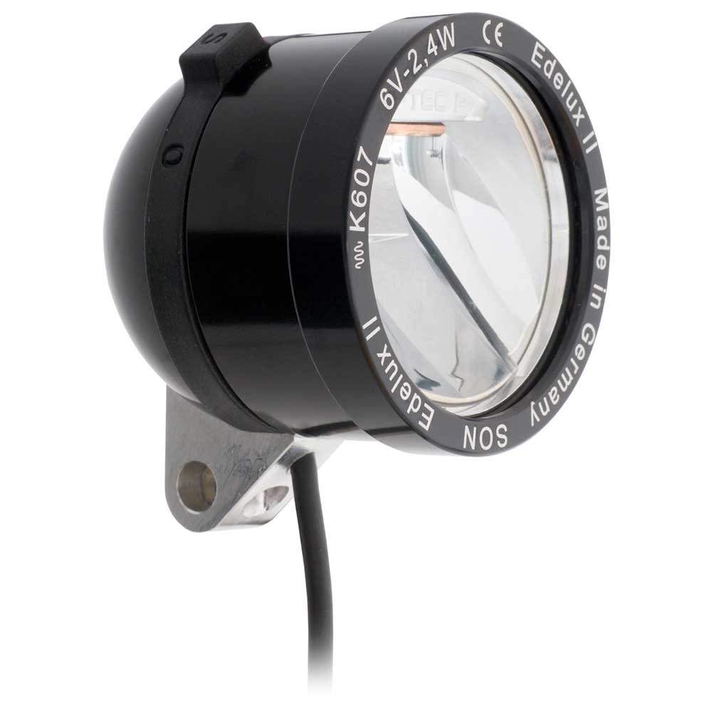 Led lamp for bikes Edelux II  dynamo - Black color