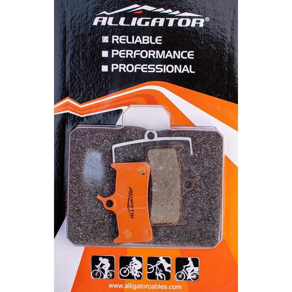 Bike brake pads wtith sprigs Alligator Organic compatible Shimano - 5251600430001