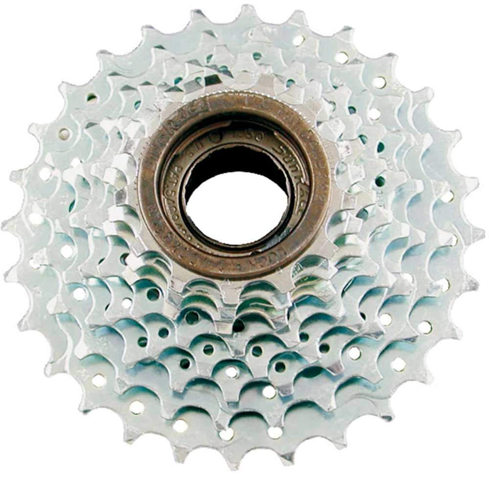 Freewheel cassette 6S Threaded 14-28T Chromed Steel - Sunrace