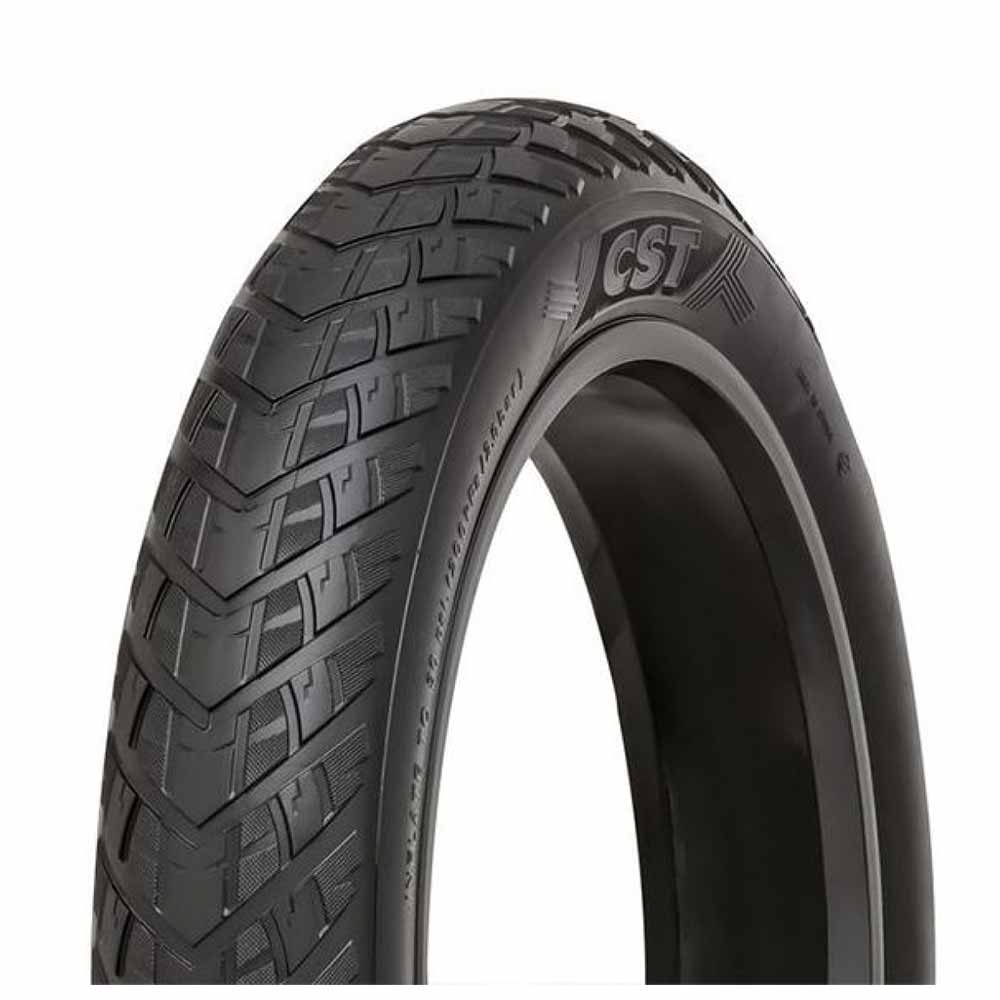 CTC-06 20x4.00 (100-406) Black Tyre  With Inner Tube, Rigid Bead  For Fat Bikes