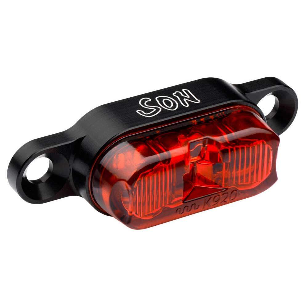 Rear lamp for bike luggage rack Son