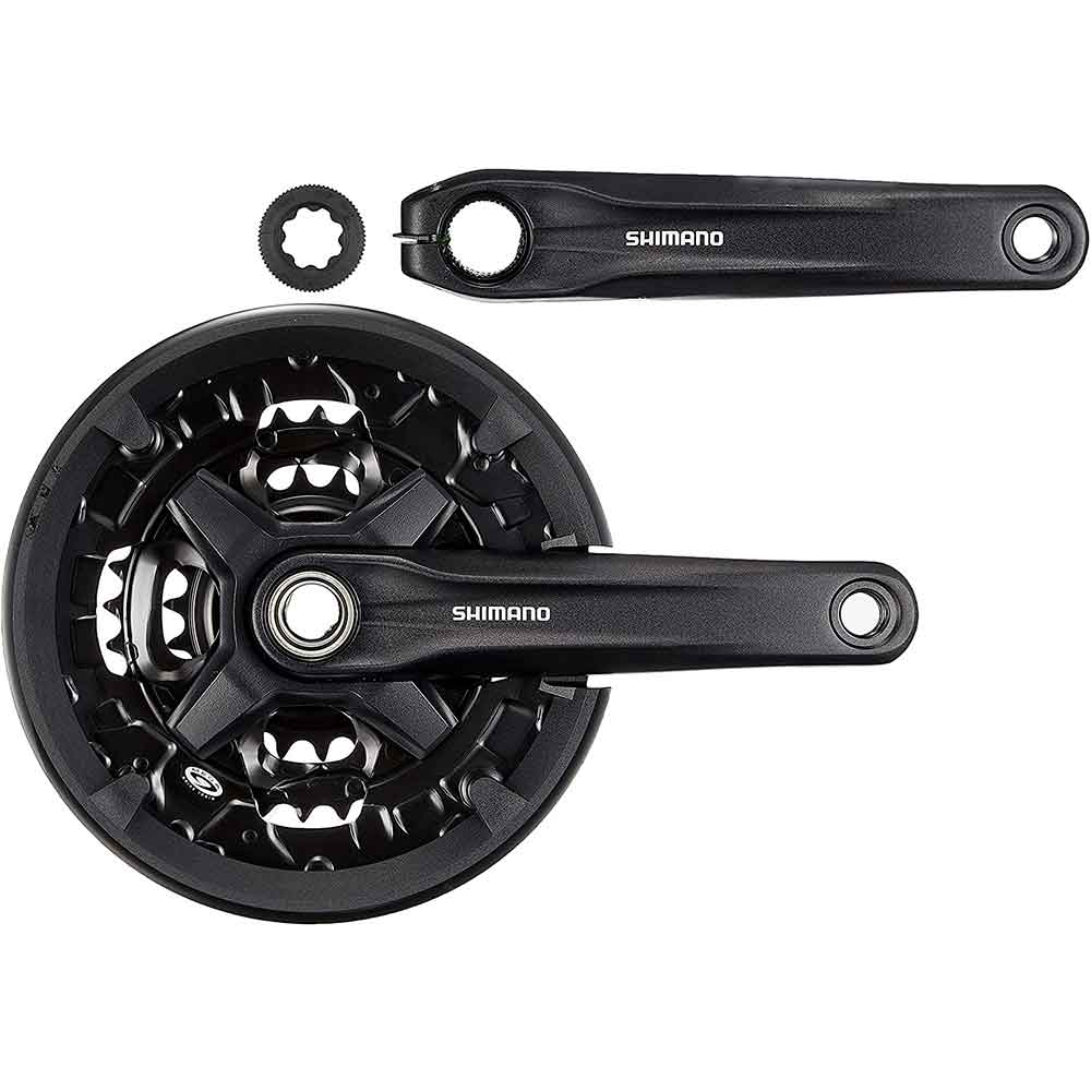 Shimano Crankset  MT210 44/32/22T 170mm 9V - Black