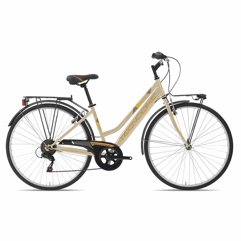 Tecnobike City Lounge 736 – Women  City bike 28″ Cream/Brown
