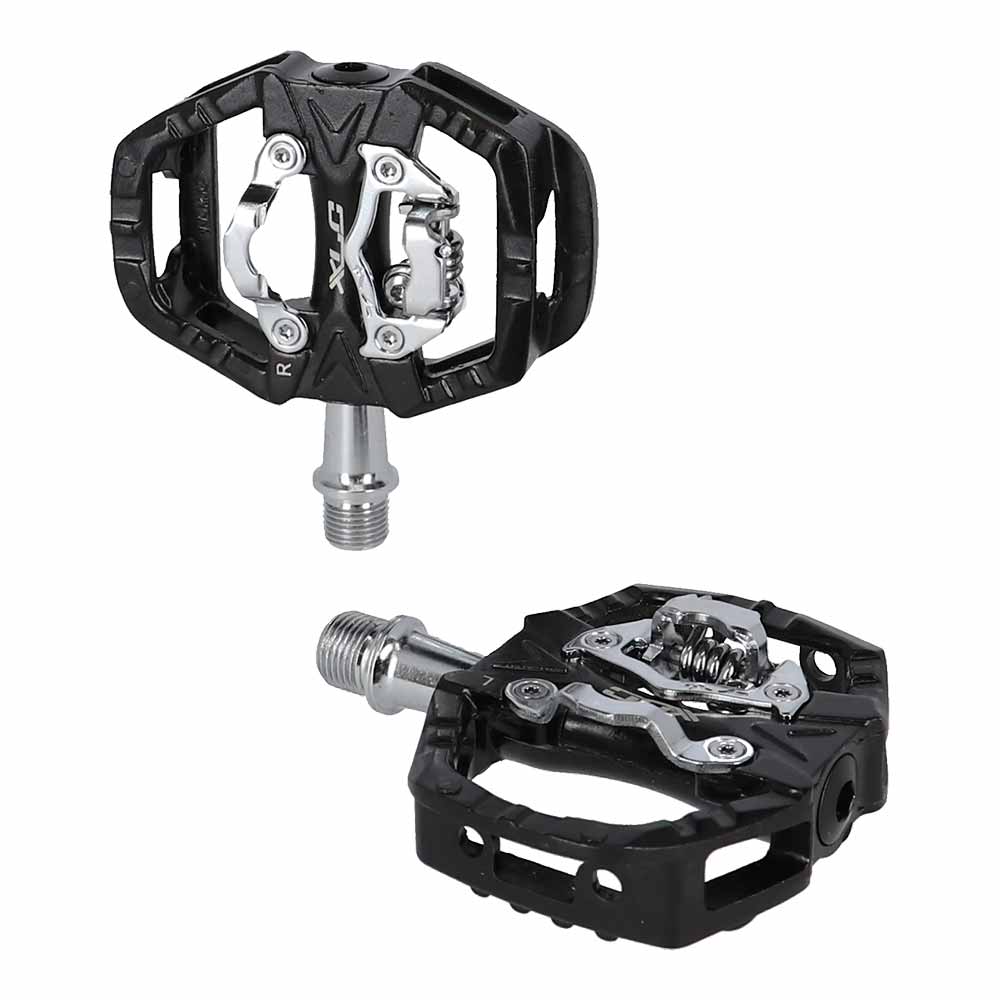 XLC System PD-S14 Hybrid MTB Pedals Black Clipless SPD