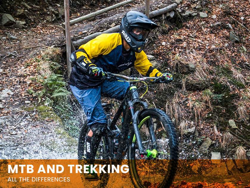 Mtb and trekking: the differences